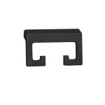 Time Square Double Robe Hook / Black